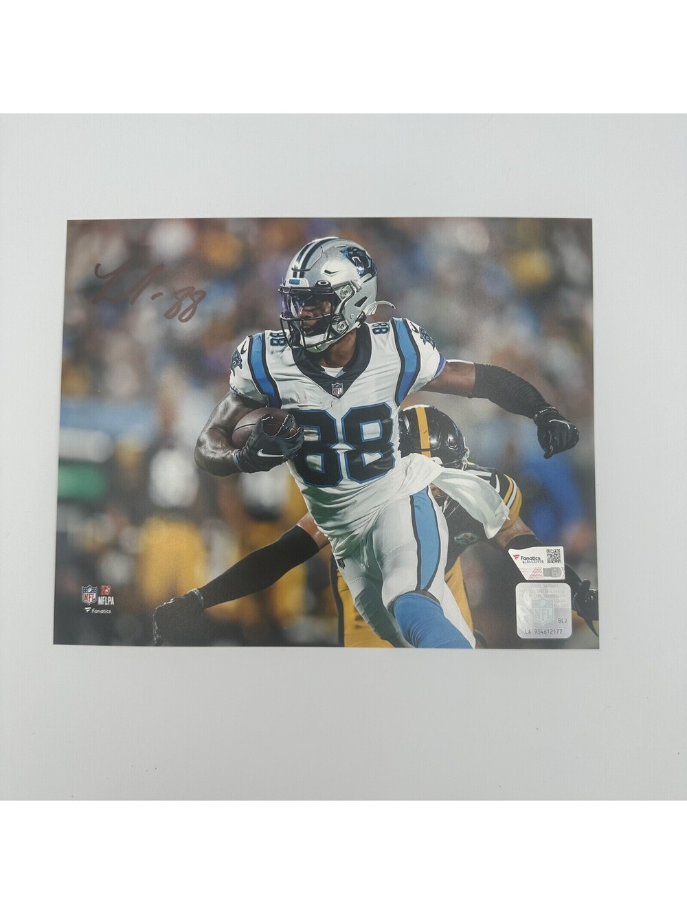 Terrace Marshall Jr. Signed 8x10 Carolina Panthers Photo NFL Fanatics Hologram